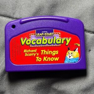 LeapFrog LeapStart Cartridge Vocabulary Richard Scarry’s Things to Know Learning